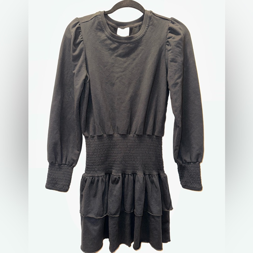 Fitted dress of jersey material
